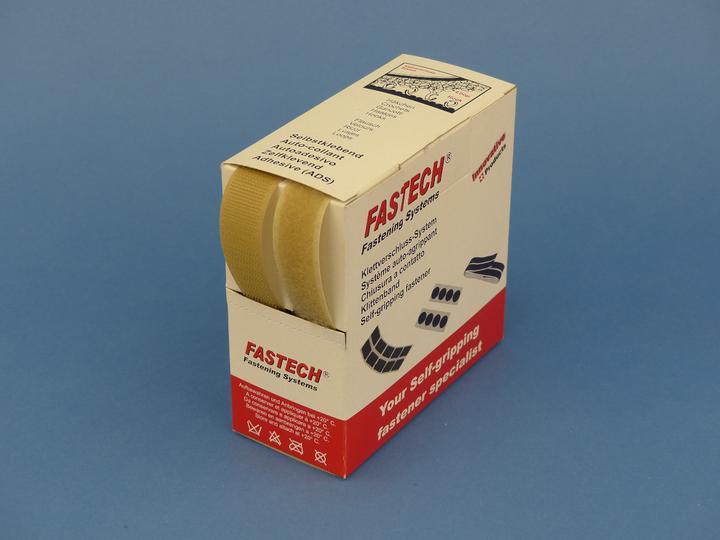 Produktbild Fastech Klettband-Box Beige (20 mm)