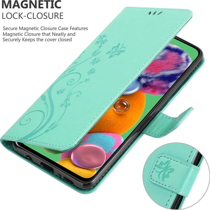 Actual product image Cadorabo Flower Book Cover (Samsung Galaxy A90 5G)