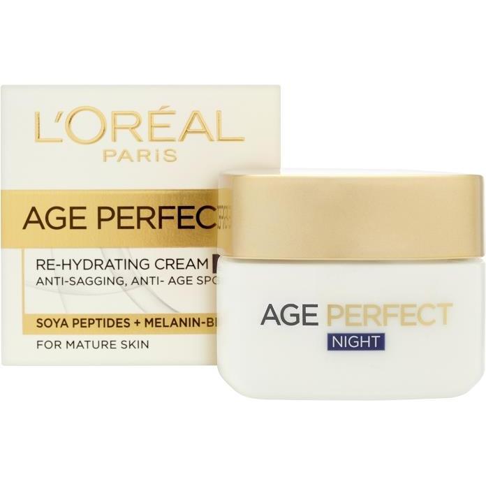 Thumbnail - L'Oréal Paris, Gesichtscreme, Age Perfect Re-Hydrating Cream Night (50 ml, Nachtcreme)