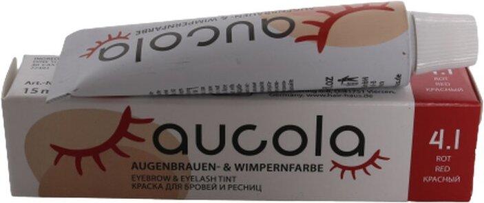 Actual product image Aucola Eyebrow & Lash Colour 4.1 red 15ml