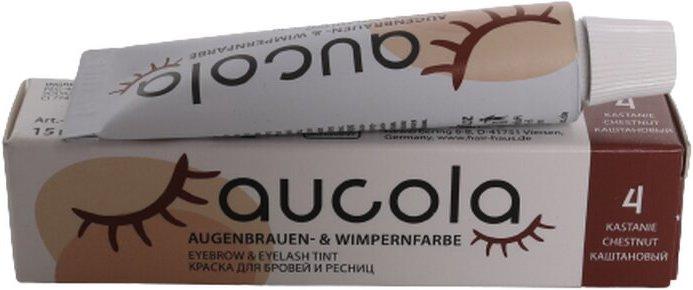 Actual product image Aucola Eyebrow & Lash Colour 4 Chestnut 15ml