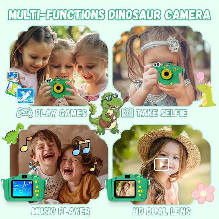 Produktbild Carehabi Digitalkamera für Kinder - Dinosaurier