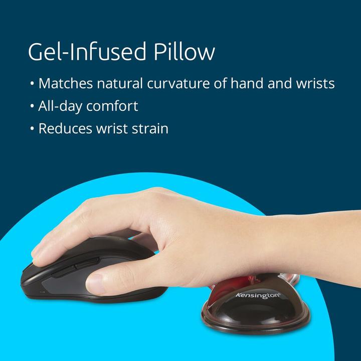 Produktbild Kensington Slim Duo Gel Mouse Wrist Red, Slim
