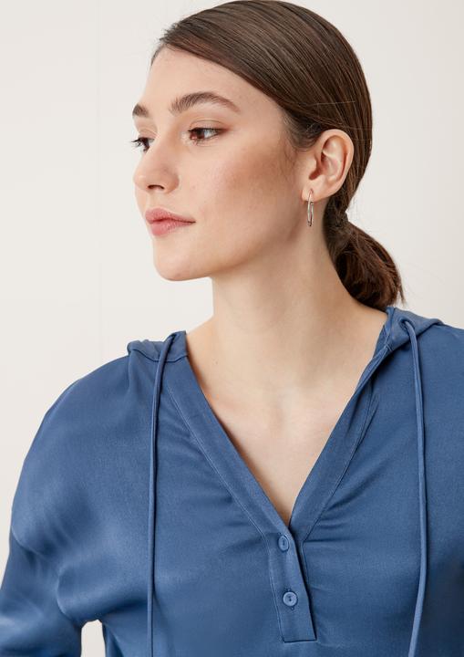 Immagine prodotto s.Oliver Bluse Kapuzenbluse aus Satin (46)