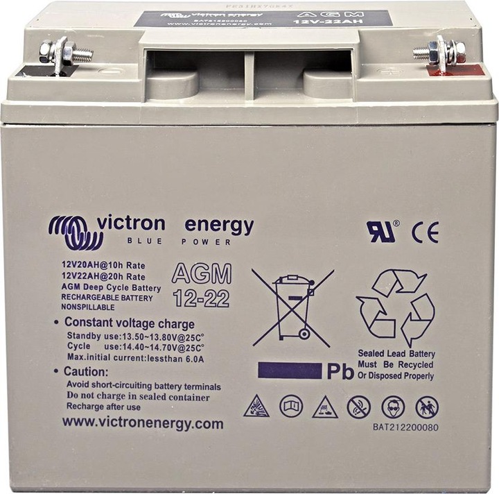 Immagine prodotto Victron Energy Ciclo profondo (12 V, 22 Ah)