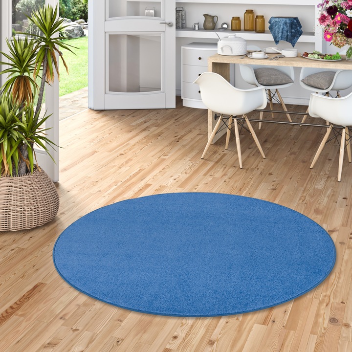 Produktbild Snapstyle Trend Velours Teppich Joy Rund (Ø 100 cm)
