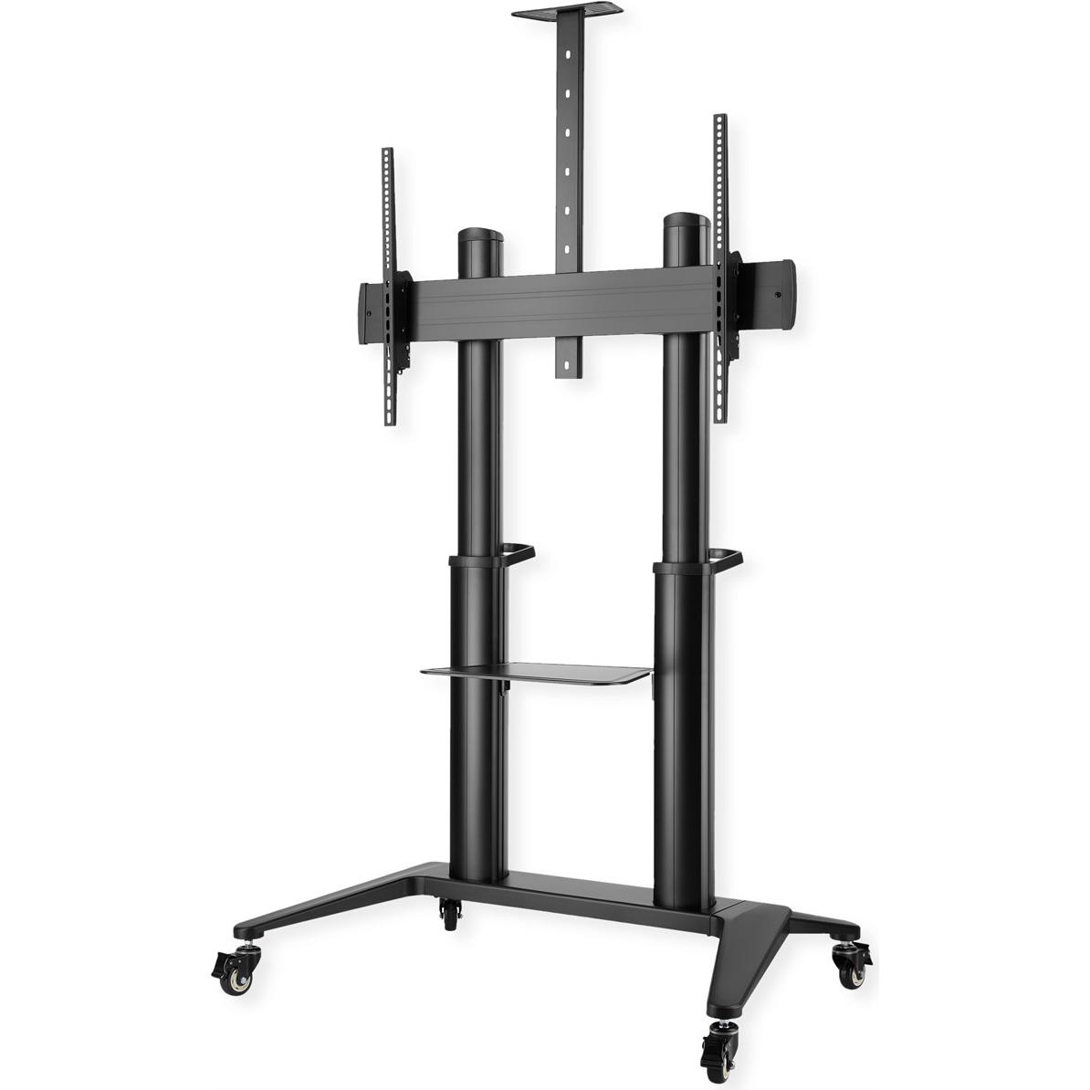 Thumbnail - Roline LCD-/TV-Rollständer, bis 140 kg, schwarz (120", 140 kg), TV Ständer, Schwarz