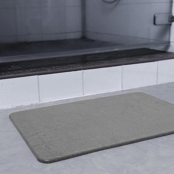 Actual product image Moonstone Bath Mat Dark Grey (39 x 40 cm)