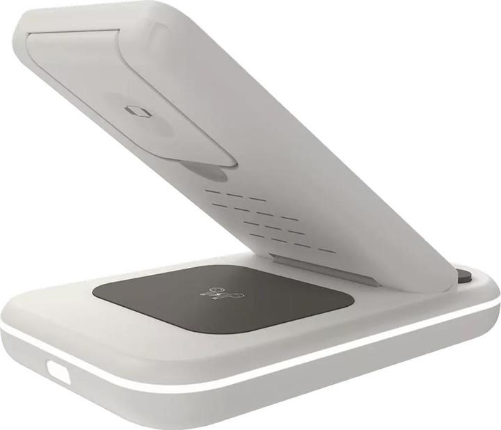 Image du produit Canyon WS-304, 3in1, station de recharge sans fil Qi pour 3 appareils en même temps, noir (15 W)