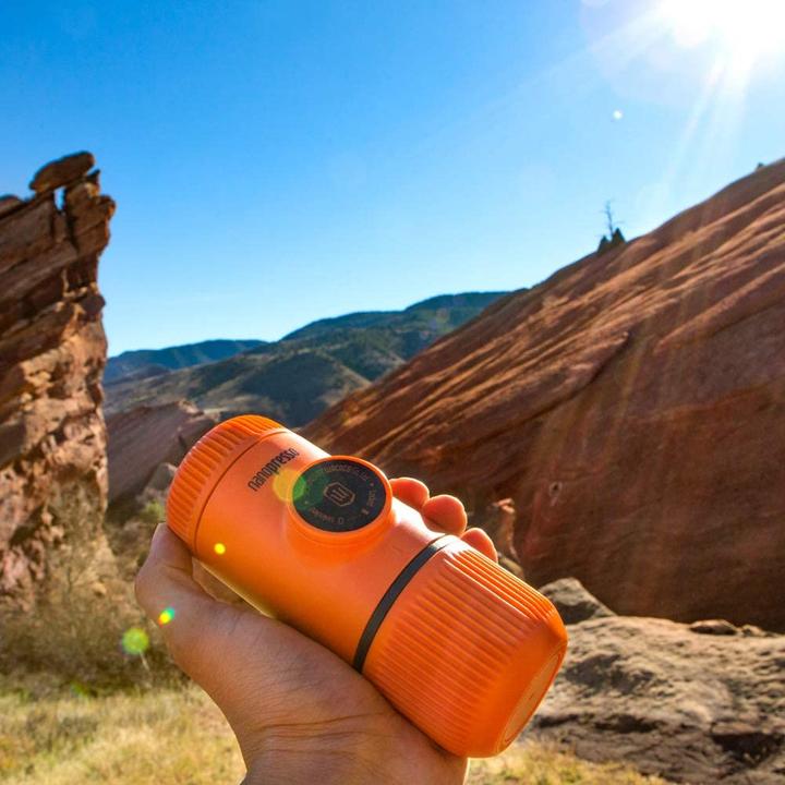 Produktbild Wacaco Tragbare Espressomaschine, Orange (0.08 l)