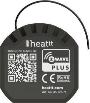 Actual product image Heatit HEAE4512671 - ZM Single Relay 16A Z-Wave 700 series