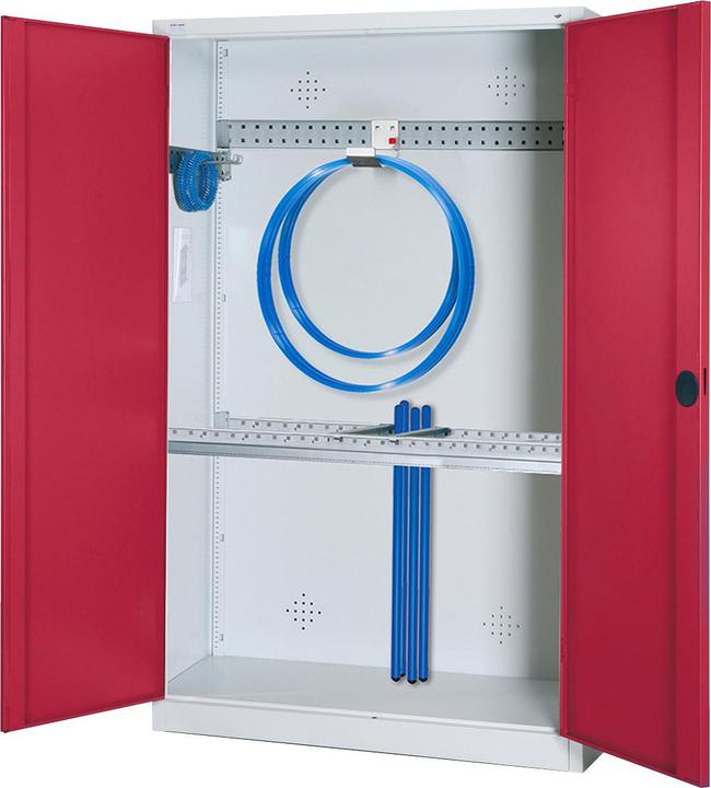 Immagine prodotto C+P Armadio modulare per attrezzature sportive con attrezzatura di base (HxLxP: 195x120x50 cm, con ante
