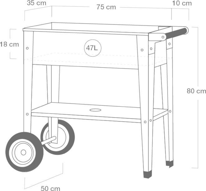 Produktbild Herstera Urban Garden Trolley