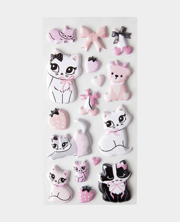 Immagine prodotto I Am Creative Sticker Puffy Katze, 9 x 21 cm (1 Adesivo)