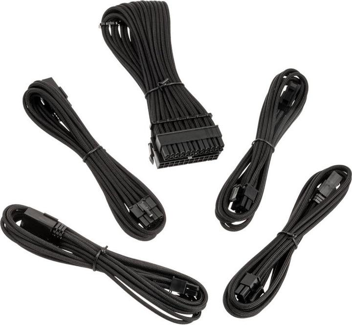 Actual product image BitFenix Alchemy 3 x 8 pin PCIe extension kit, sleeved