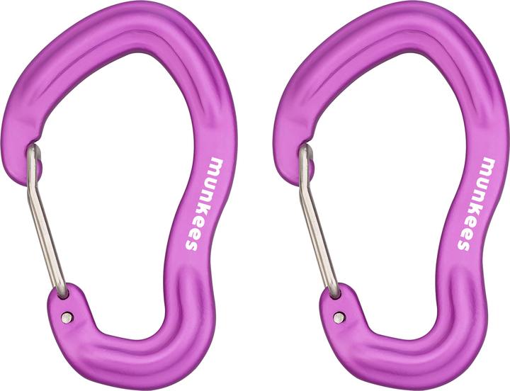 Immagine prodotto Munkees Karabiner mit Drahtschnapper 2er Pack