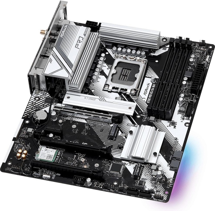 Actual product image AsRock B760 PRO RS/D4 WIFI LGA1700 (LGA 1700, Intel B760, ATX)