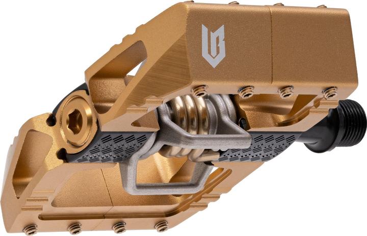 Actual product image Crankbrothers Mallet DH Klick-Pedal, Loic Bruni Signature Edition, bronze/black