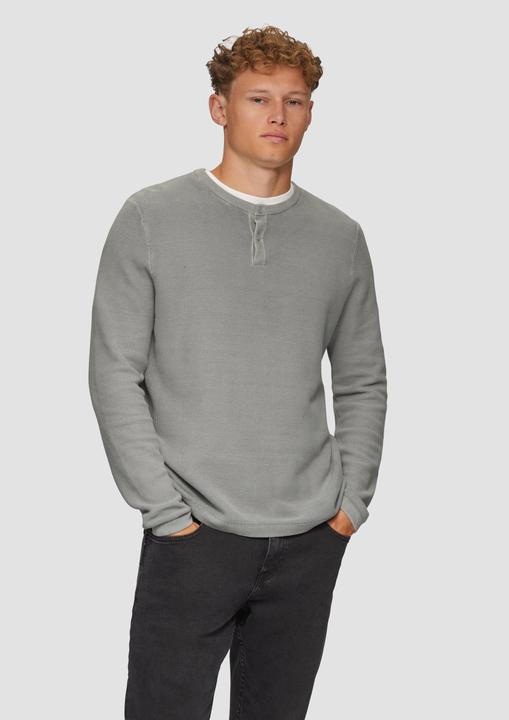 Image du produit s.Oliver Strickpullover Strickpullover mit Knopfleiste (XS)