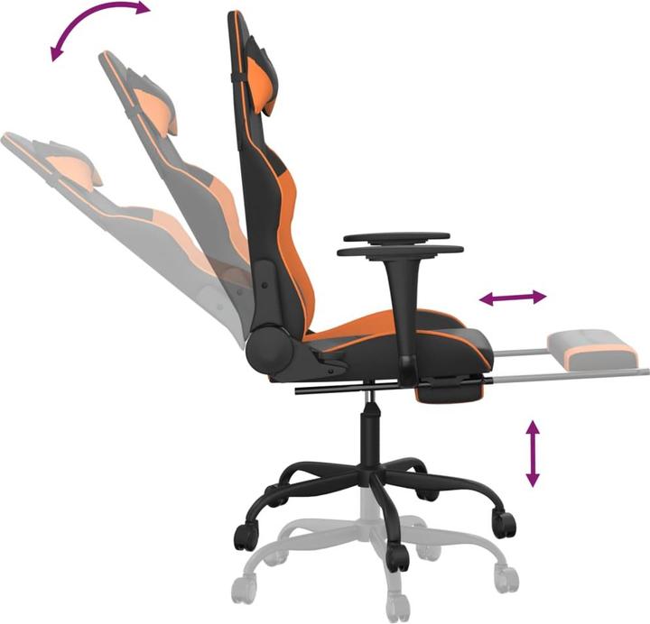 Immagine prodotto vidaXL Gaming-Stuhl (43.50 - 53 cm)