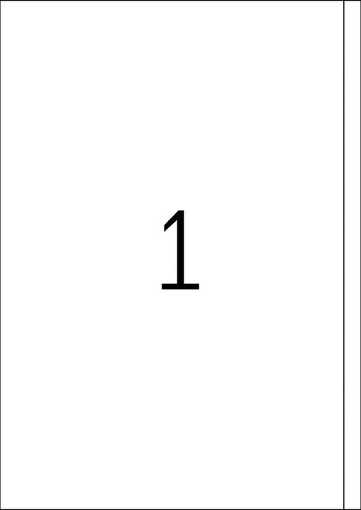 Valeurs nutritives et ingrédients TopStick Étiquettes universelles TOP STICK, 200 x 297 mm, blanches