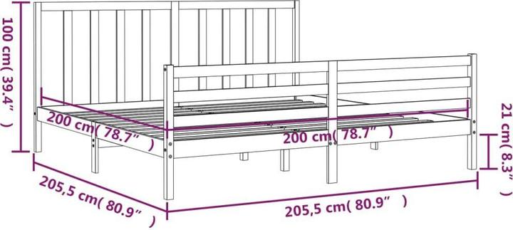 Produktbild vidaXL Catarina (200 x 200 cm)