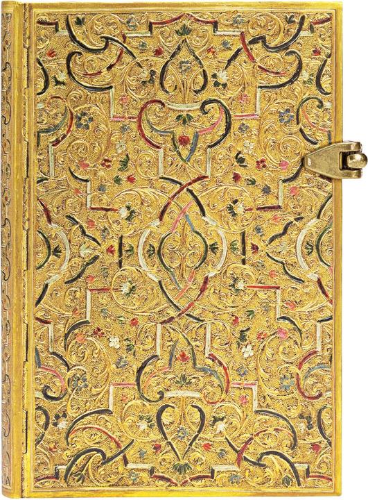 Produktbild Paperblanks GOLDEINLAGE - Notizbuch (A6, Liniert, Harter Einband)