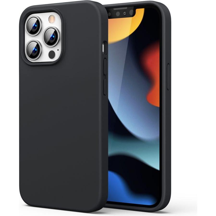 Ugreen Protective Silicone Case rubber flexible silicone case cover for iPhone 13 Pro black (Apple iPhone 13 Pro), Smart...
