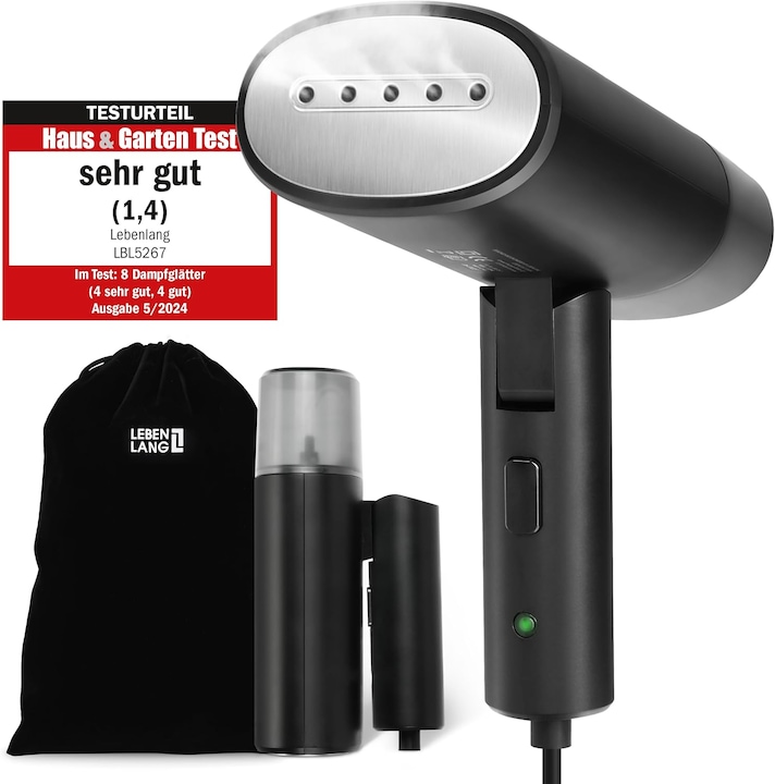 Lebenlang Reise-Dampfglätter LB5267 (900 W, 20 g/min)