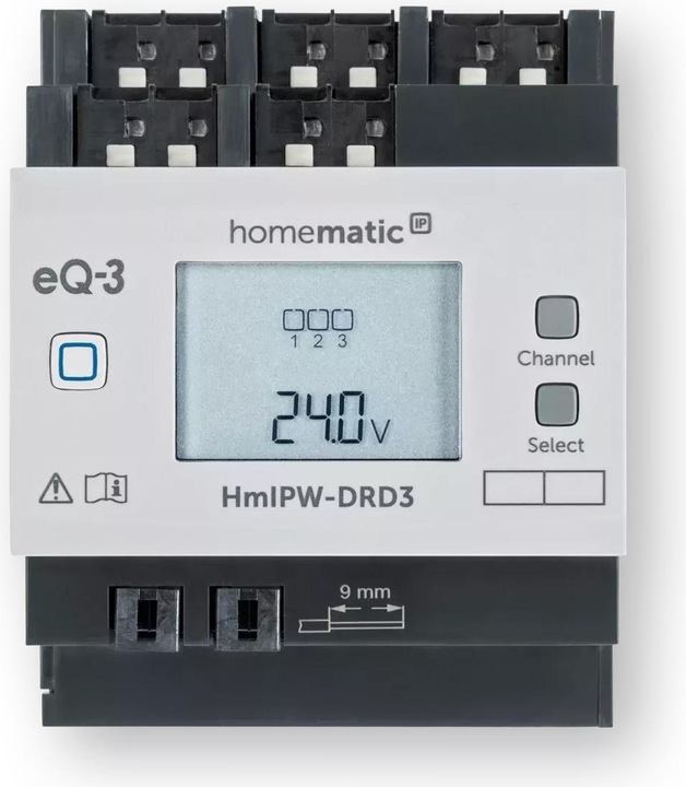 Produktbild EQ-3 Homatic IP Wired Dimmaktor HmIPW-DRD3 (Dimmaktor)