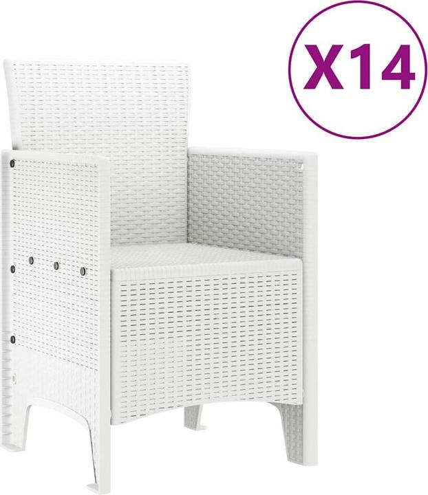 Produktbild vidaXL Gartendining-Set (350 x 100 x 74 cm)