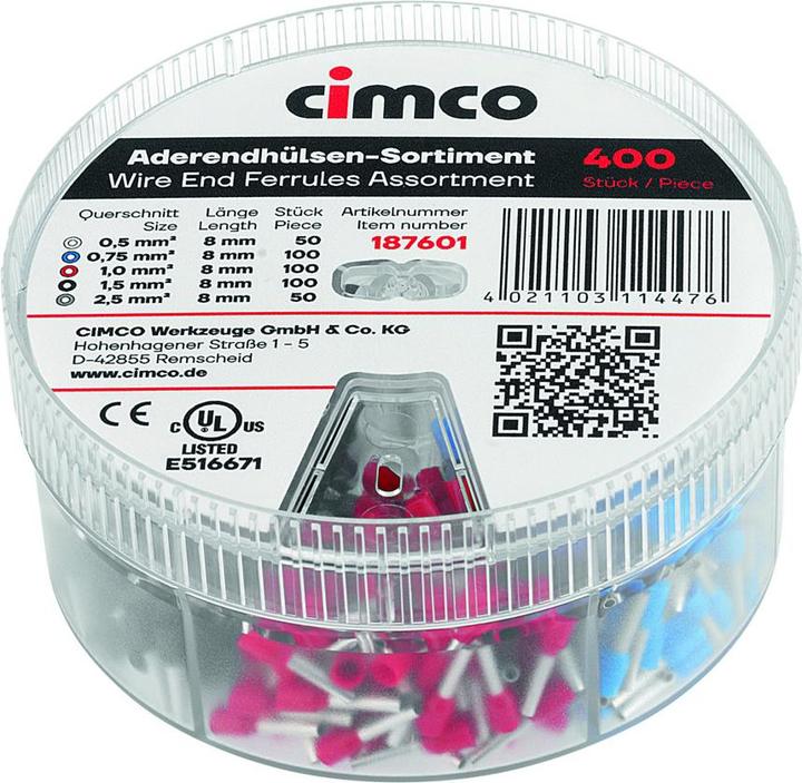 Cimco Aderendhülsen-Streudose