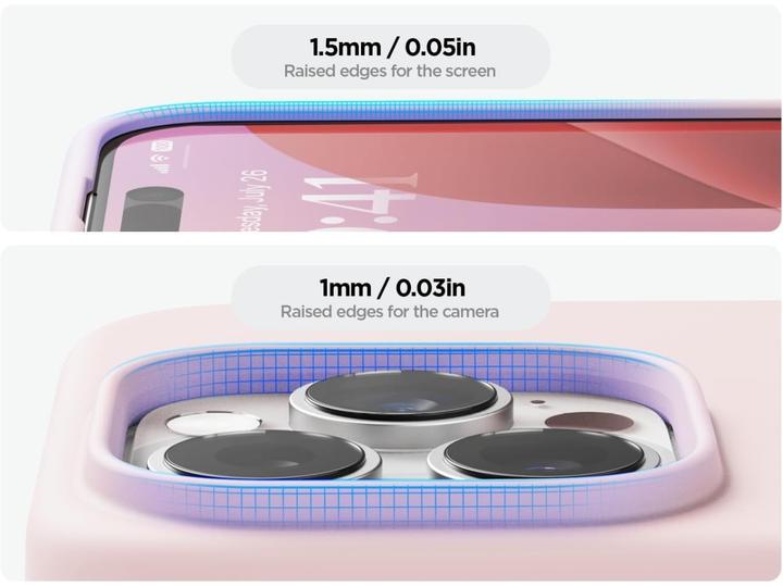 Actual product image Screenguard Liquid Silicone Case (Apple iPhone 16 Pro Max)