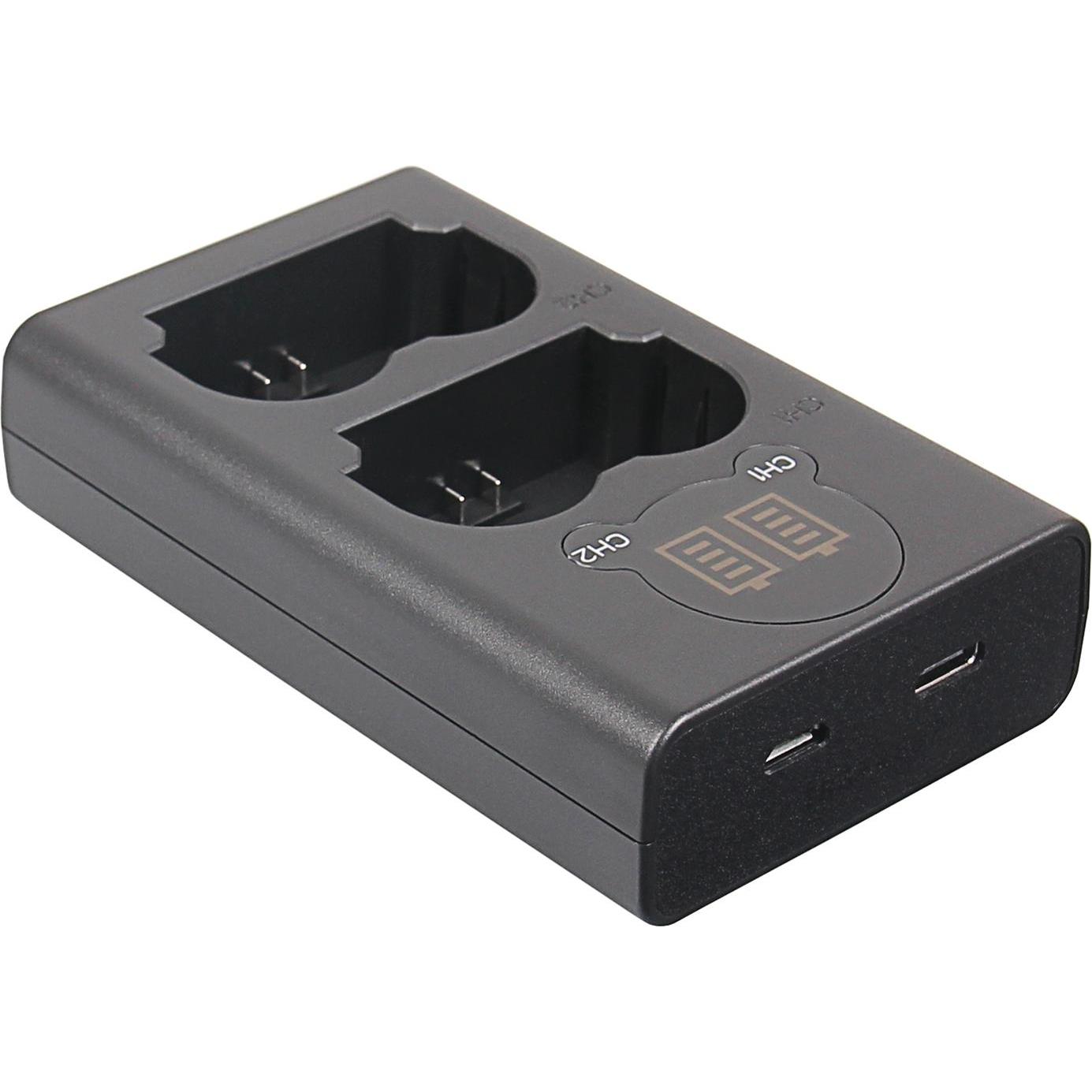 Berenstargh Dual LCD USB Ladegerät f. Fuji NP-W235 Fujifilm X-T4 XT4 (Caricabatterie per fotocamere), Alimentatore fotocamera