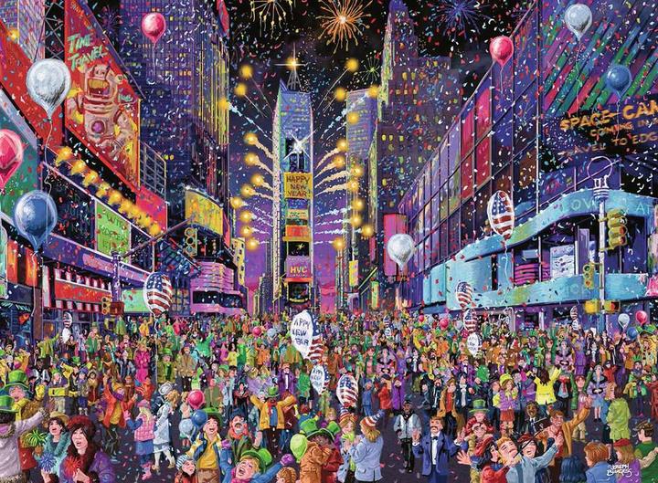 Produktbild Ravensburger New Years in Times Square Jigsaw puzzle 500 pc(s) City (500 Teile)