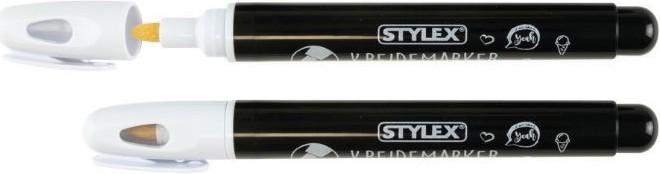 Immagine prodotto Stylex Pennarello a gesso bianco 32782 (2x)