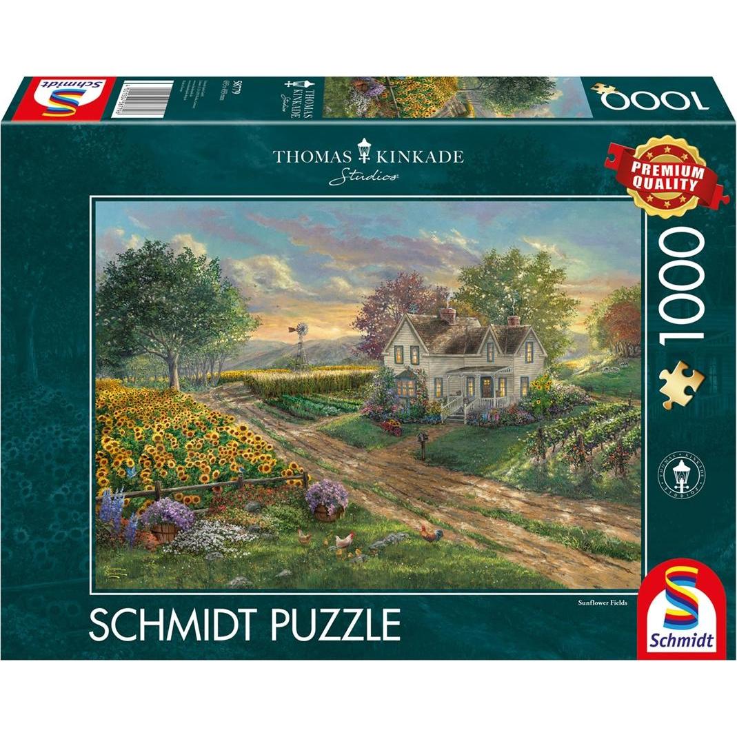 Schmidt Spiele Sonnenblumenfelder 1000 Teile (1000 Teile)