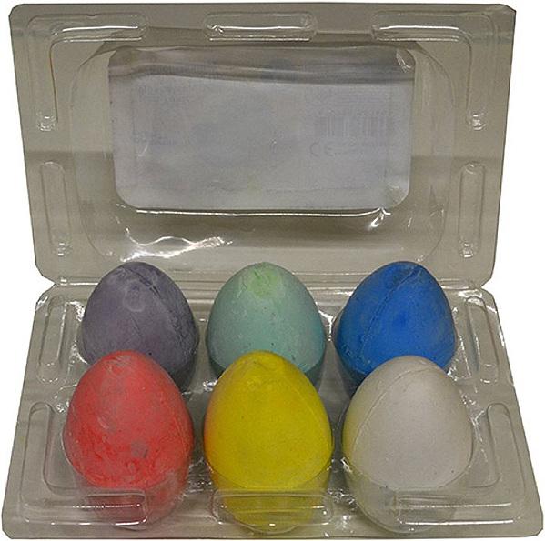 Immagine prodotto Sombo Gesso stradale a forma di uovo (Multicolore, 6 x)