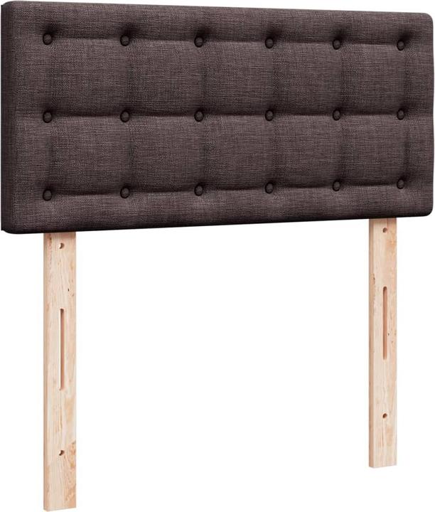 Produktbild vidaXL Bo x springbett mit Matratze 140 x 190 cm Stoff (140 x 190 cm)