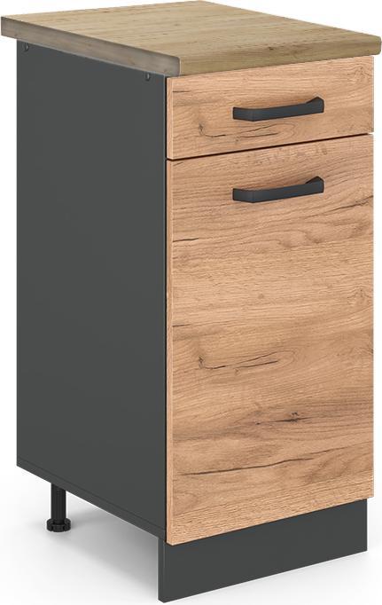 Anthrazit, Goldkraft Eiche