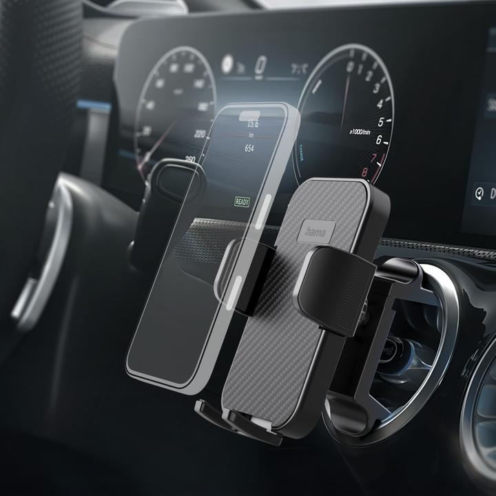 Produktbild Hama Auto-Handyhalterung für runde Lüftung, 360 Grad drehbar, universal