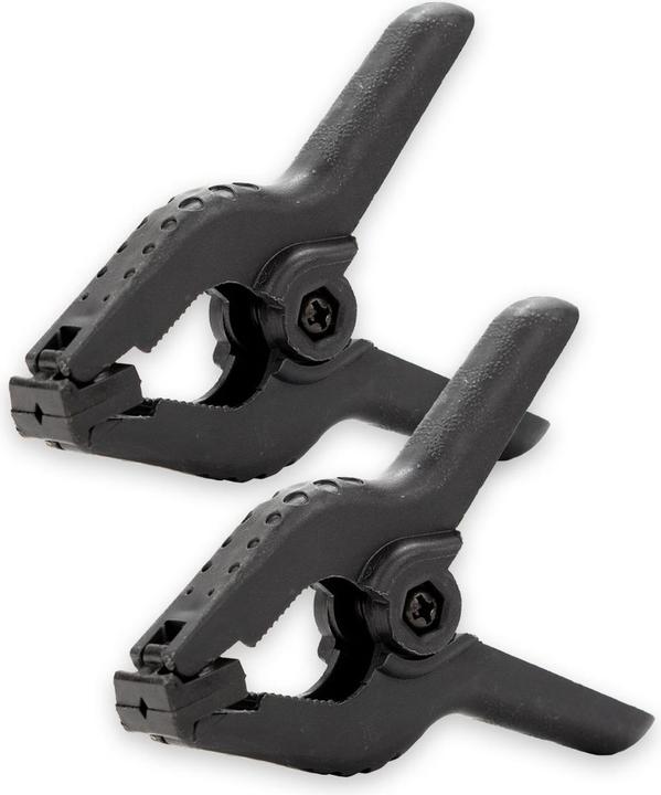 Immagine prodotto Caruba Achtergrond Klem Zwart Extra Large (2 pezzi) (Ulteriori accessori)