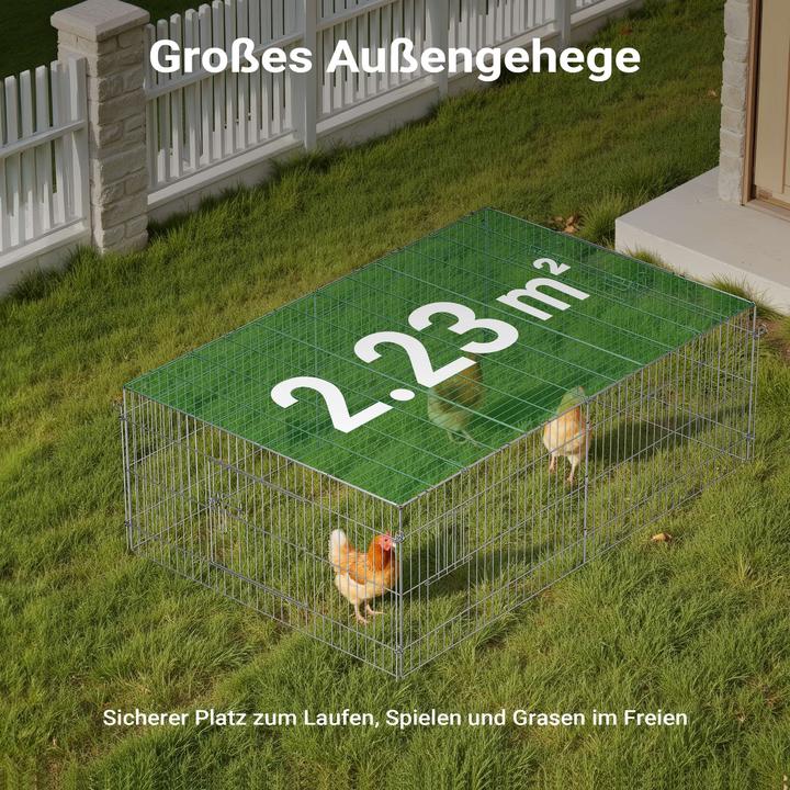 Actual product image Wiltec Outdoor enclosure cover 183x122x60cm small animal enclosure run outdoor enclosure