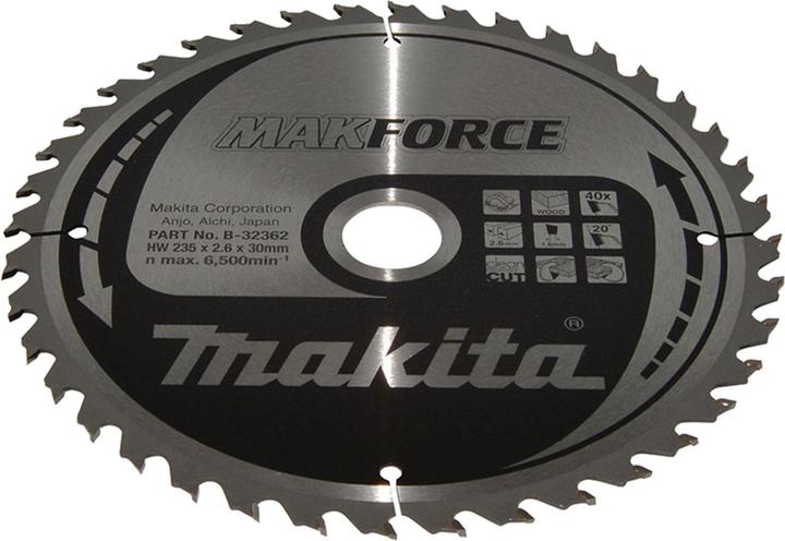 Produktbild Makita Sägebblatt MAKFORCE 235x30x40Z