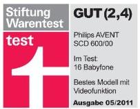 Produktbild Philips Avent Scd 600/00 (Babyphone mit Kamera, 150 m)