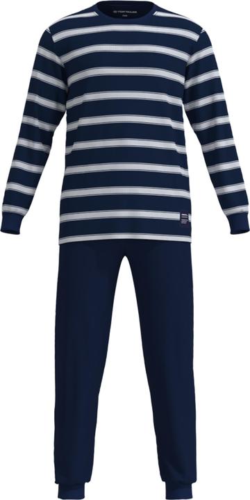 Tom Tailor Pyjama Casual Bequem sitzend Pyjama lang Rundhalsausschnitt