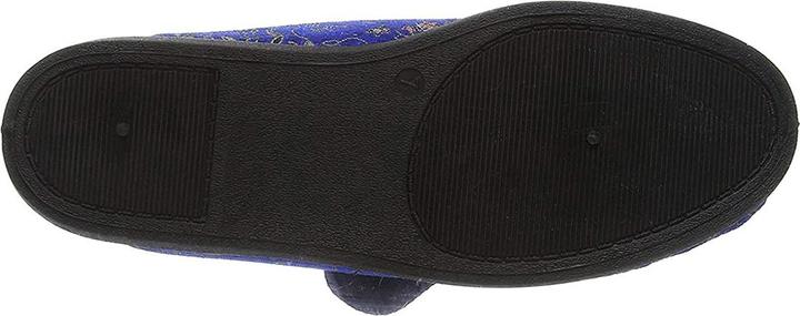 Actual product image Zedzzz Janice slippers with velcro fastening floral pattern (40)