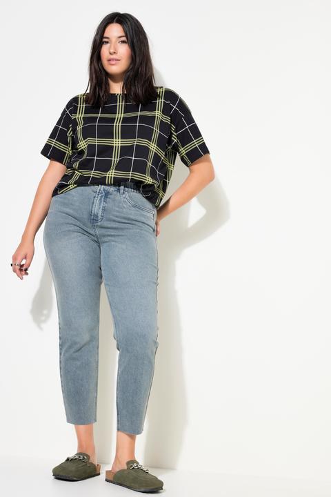 Immagine prodotto Studio Untold Mom jeans con taglio della gamba ampio, cinque tasche e orlo tagliato (42)