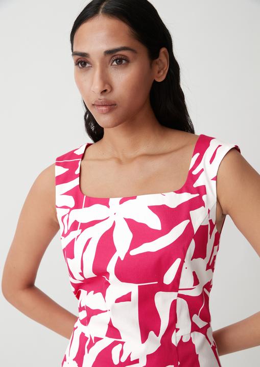 Produktbild Comma Kurzes Kleid aus Baumwollstretch (34)