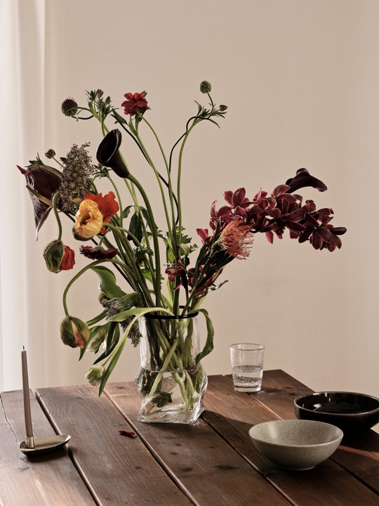 Actual product image Broste Copenhagen NORDIC MARSH crockery set for lunch for two 6 pcs (6 Piece)